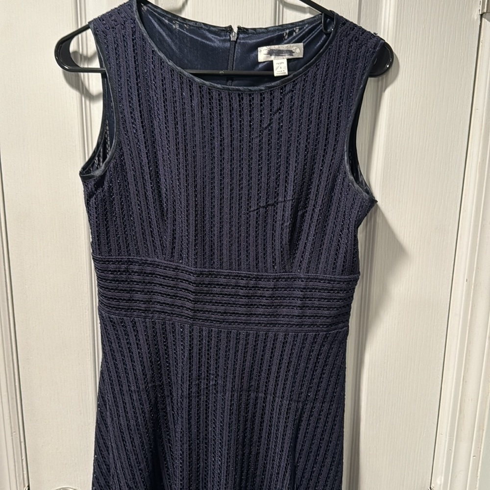 Dress Barn petite size Navy Blue dress